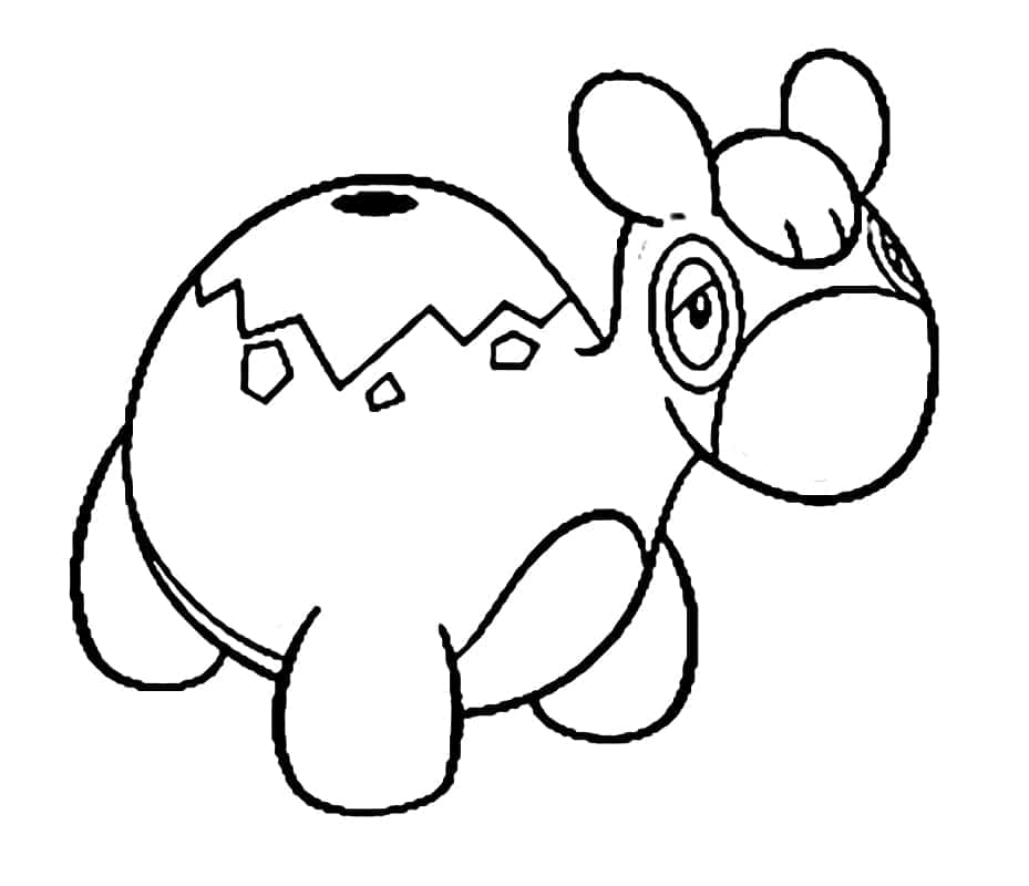 Pokémon Numel Drawing Background