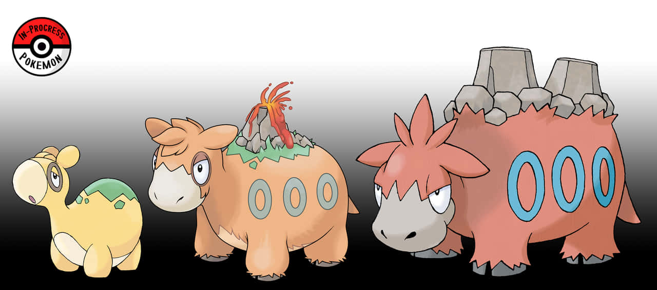 Pokémon Numel Evolution Background