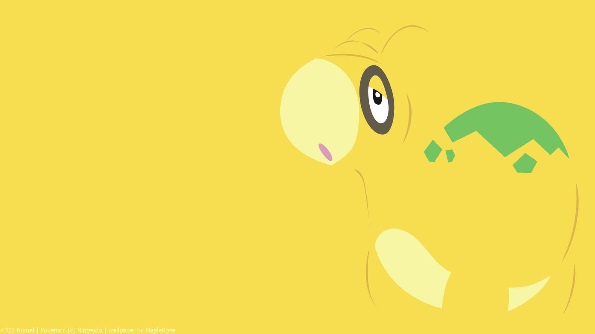 Pokémon Numel Yellow Desktop