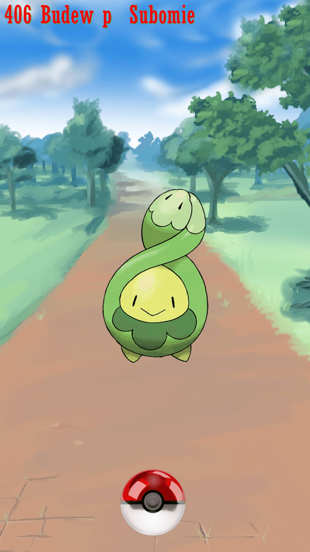 Pokémon On Dirt Path Background