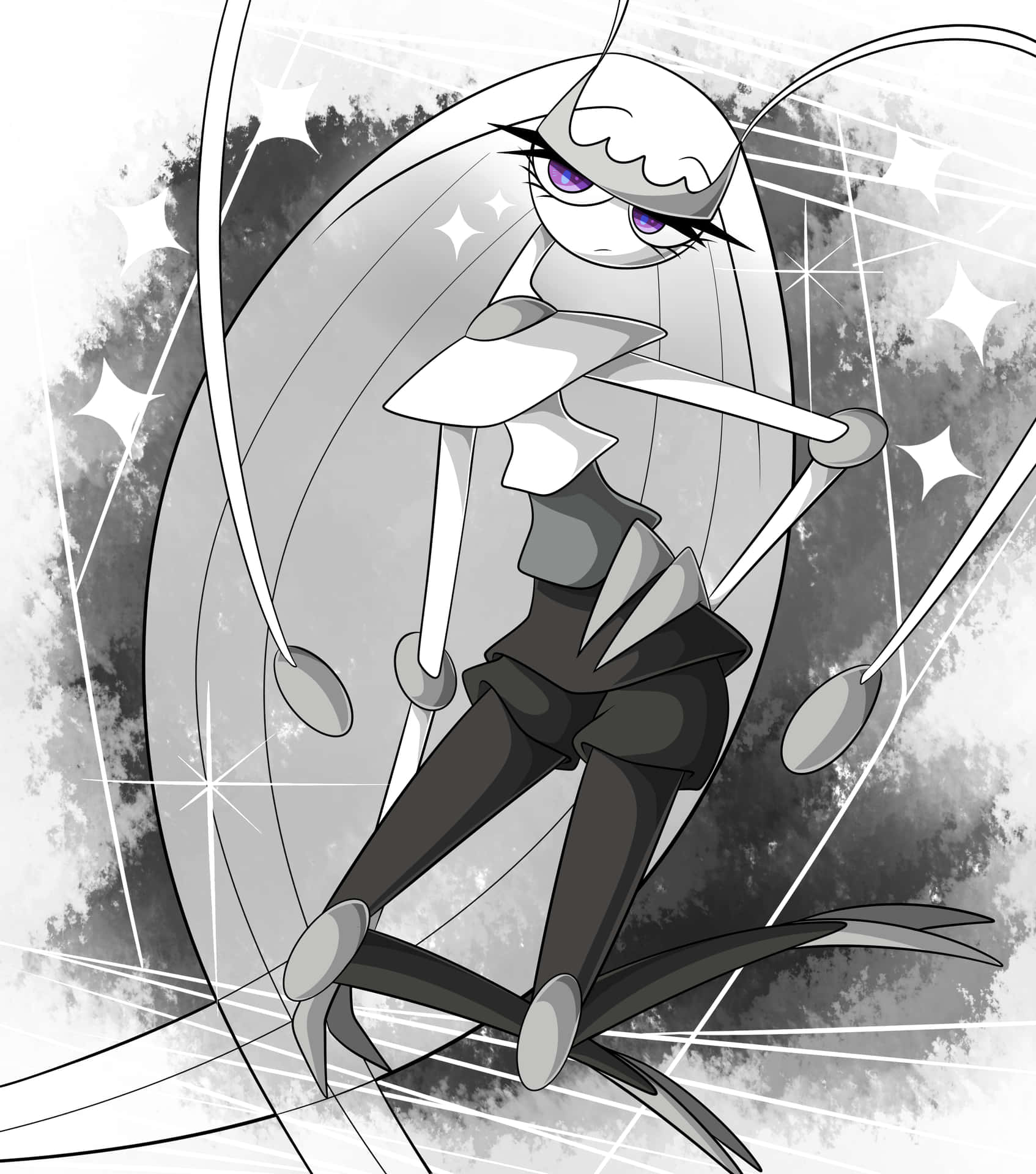 Pokemon Pheromosa In Black And White