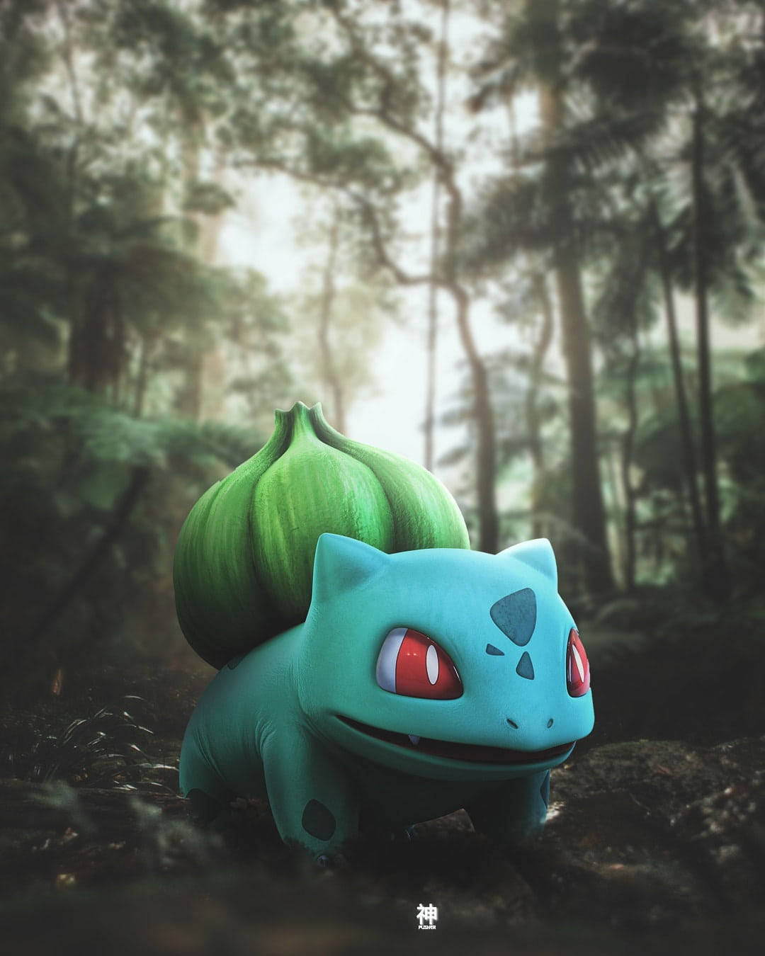 Pokemon Phone 3d Bulbasaur Background