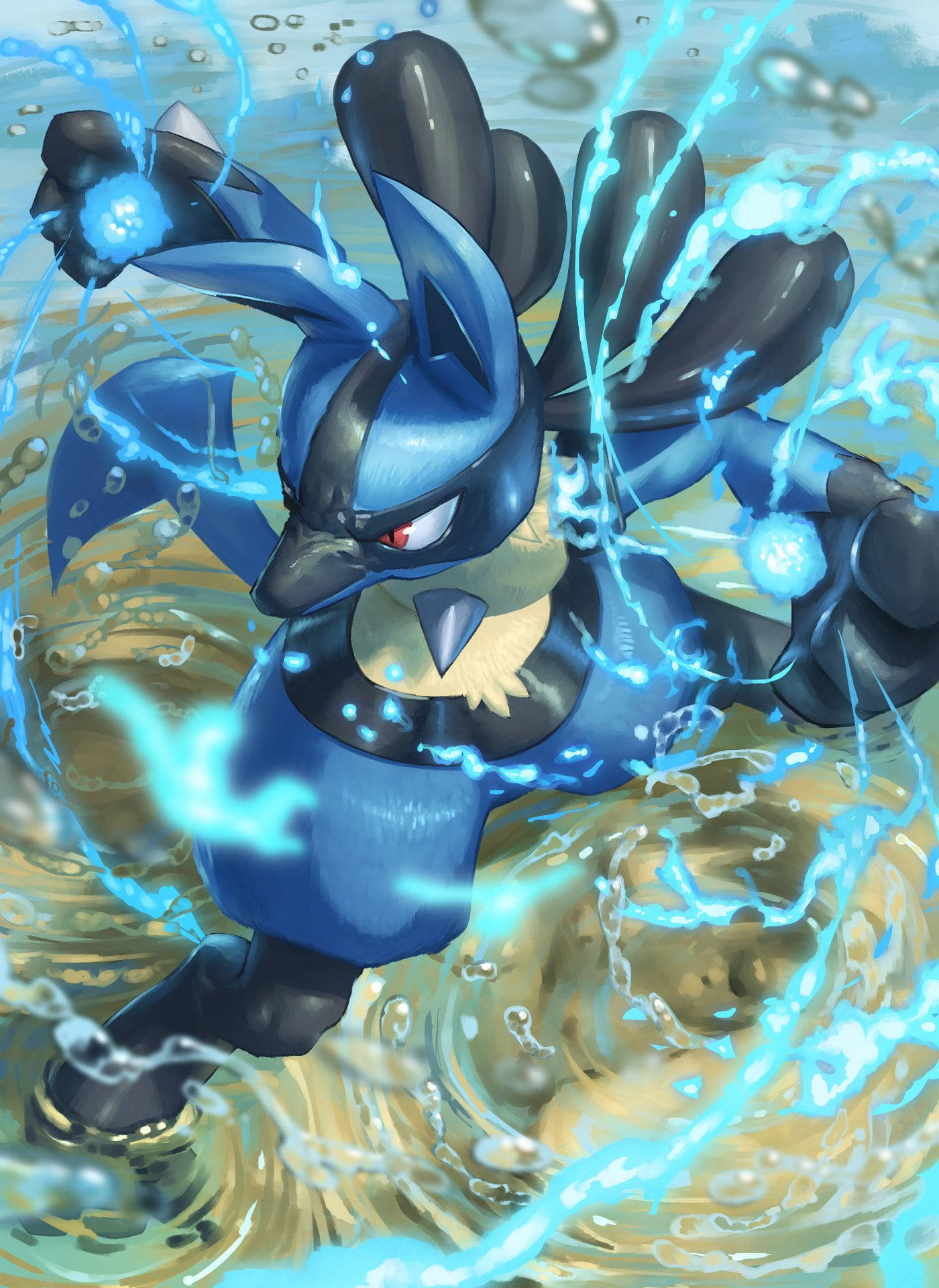 Pokemon Phone Lucario Aura