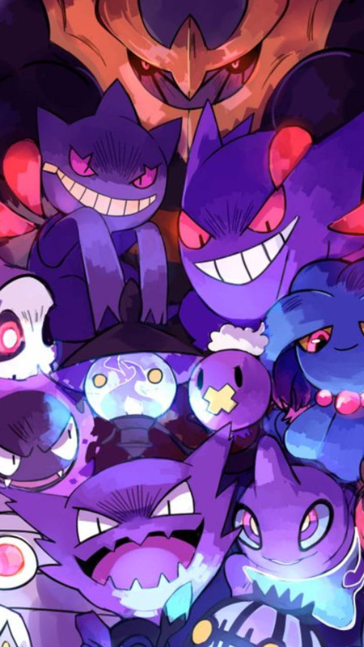 Pokemon Phone Violet Ghost Pokemon