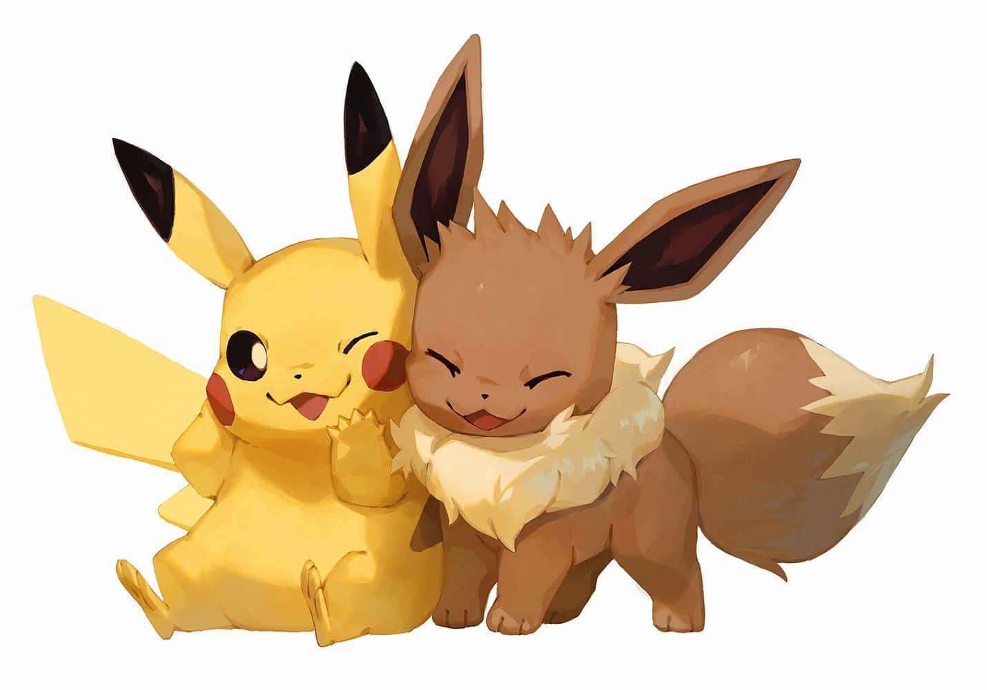 Pokemon Pikachu And Eevee Background