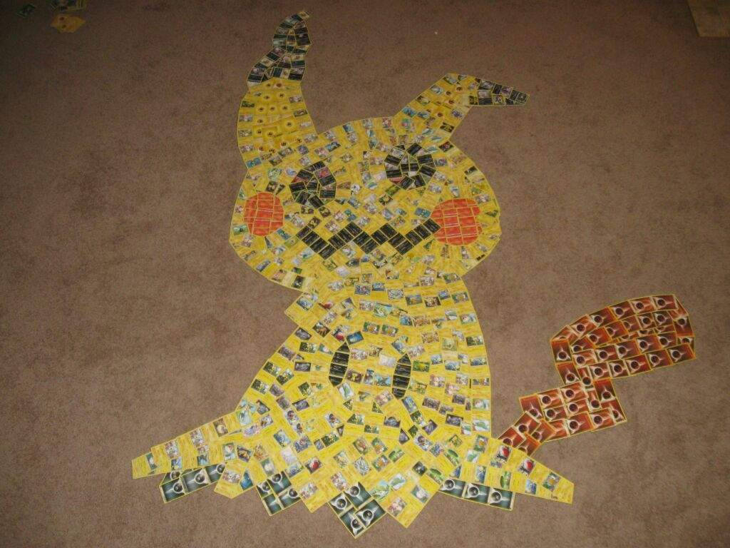 Pokemon Pikachu Made From A Stack Of Old Magazines Background