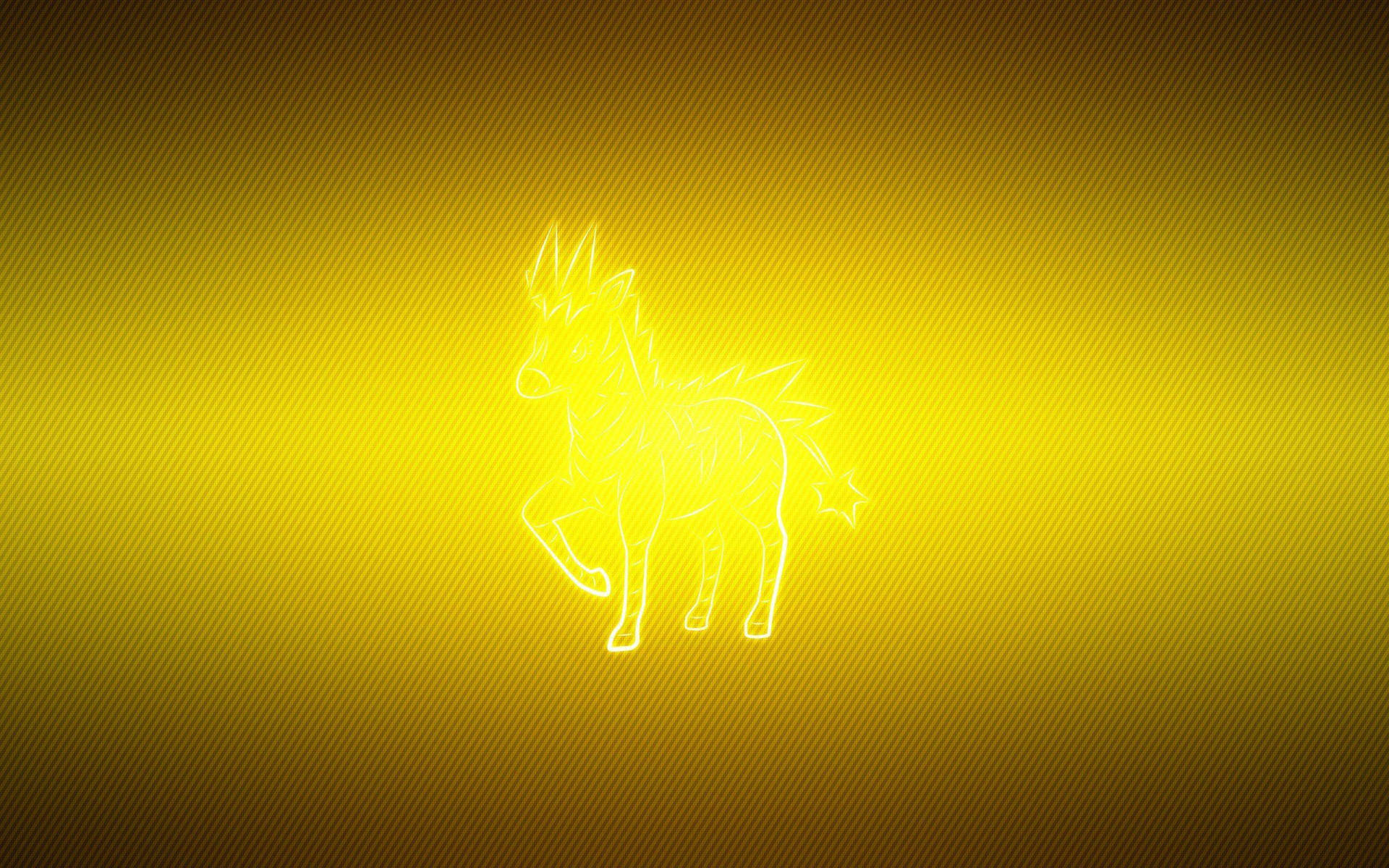 Pokemon Ponyta Silhoutte Background