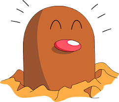 Pokemon's Diglett - The Mole Pokemon With A Smile Background