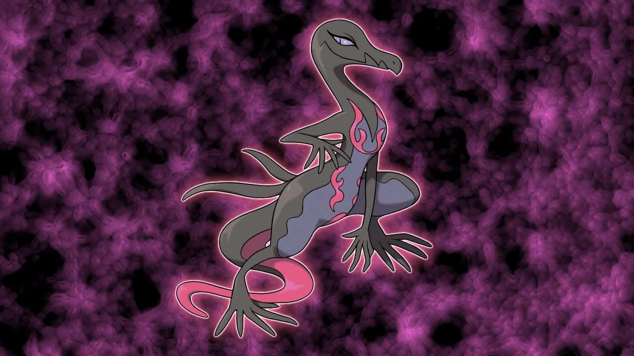 Pokémon Salazzle Black And Purple