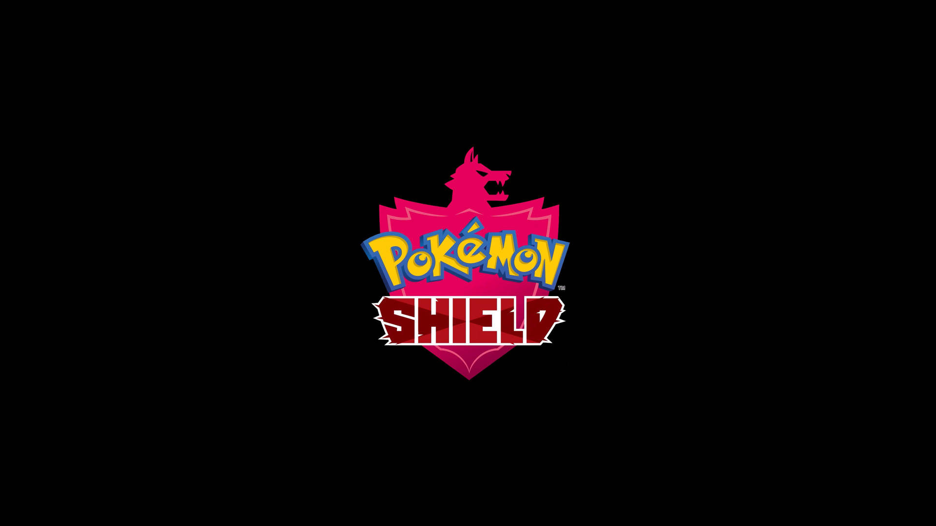 Pokémon Shield Logo 4k Background