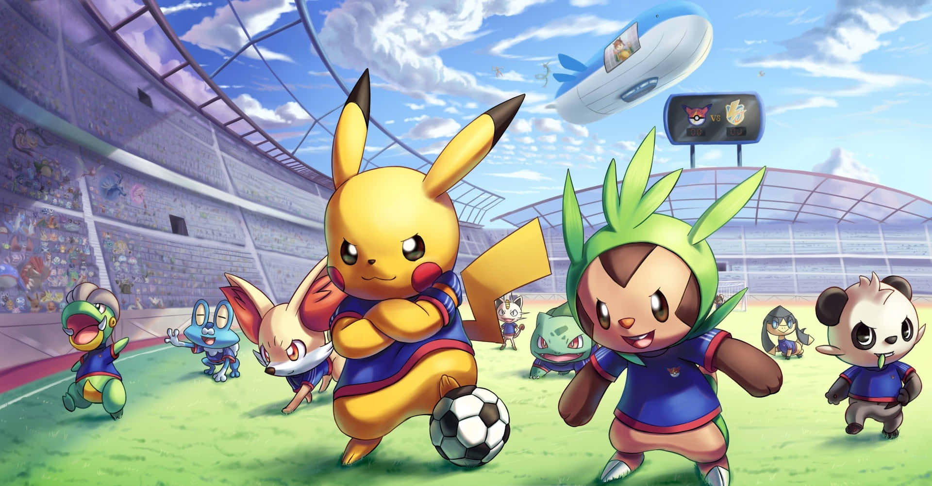 Pokemon Soccer - Psp Wallpaper Background