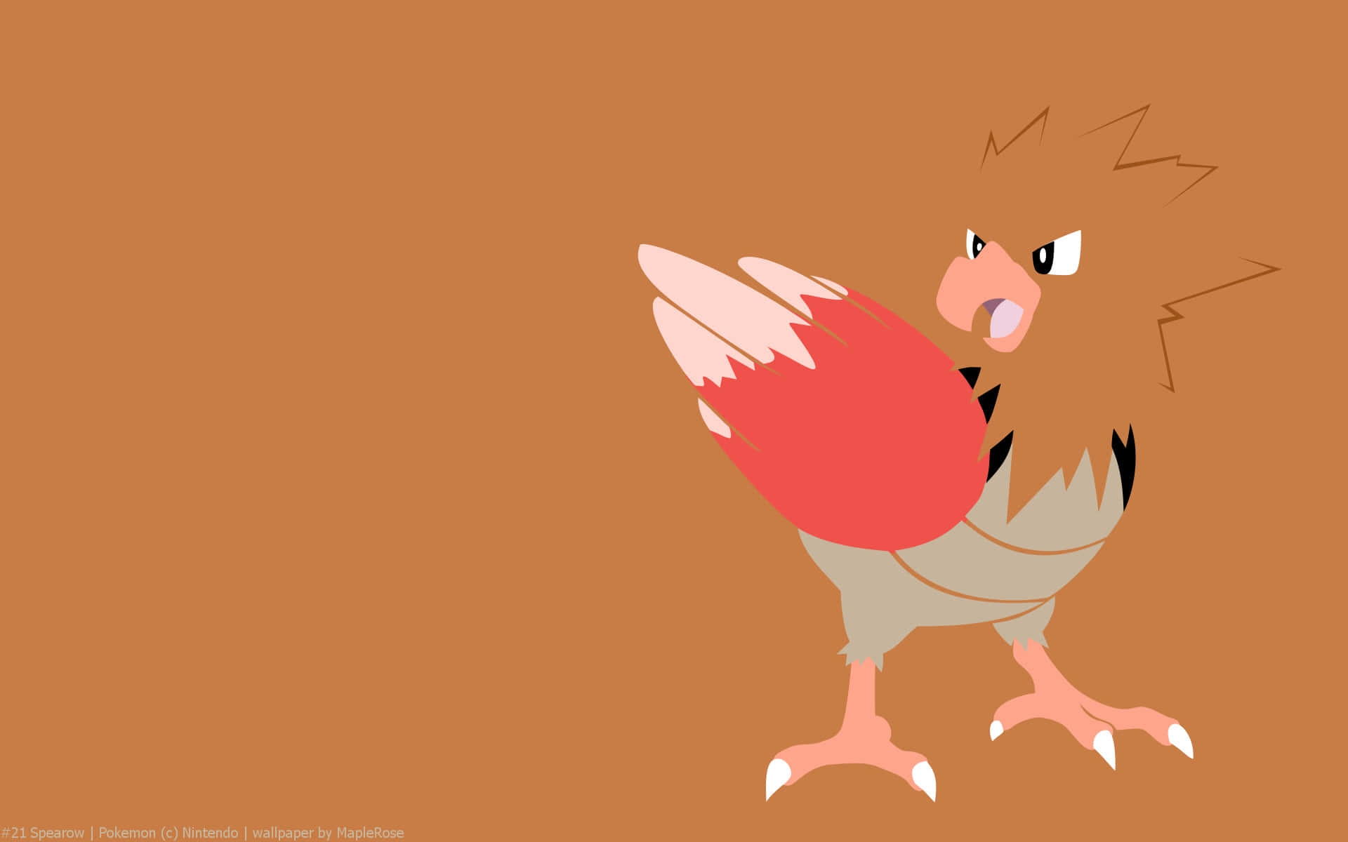 Pokemon Spearow Simple Background