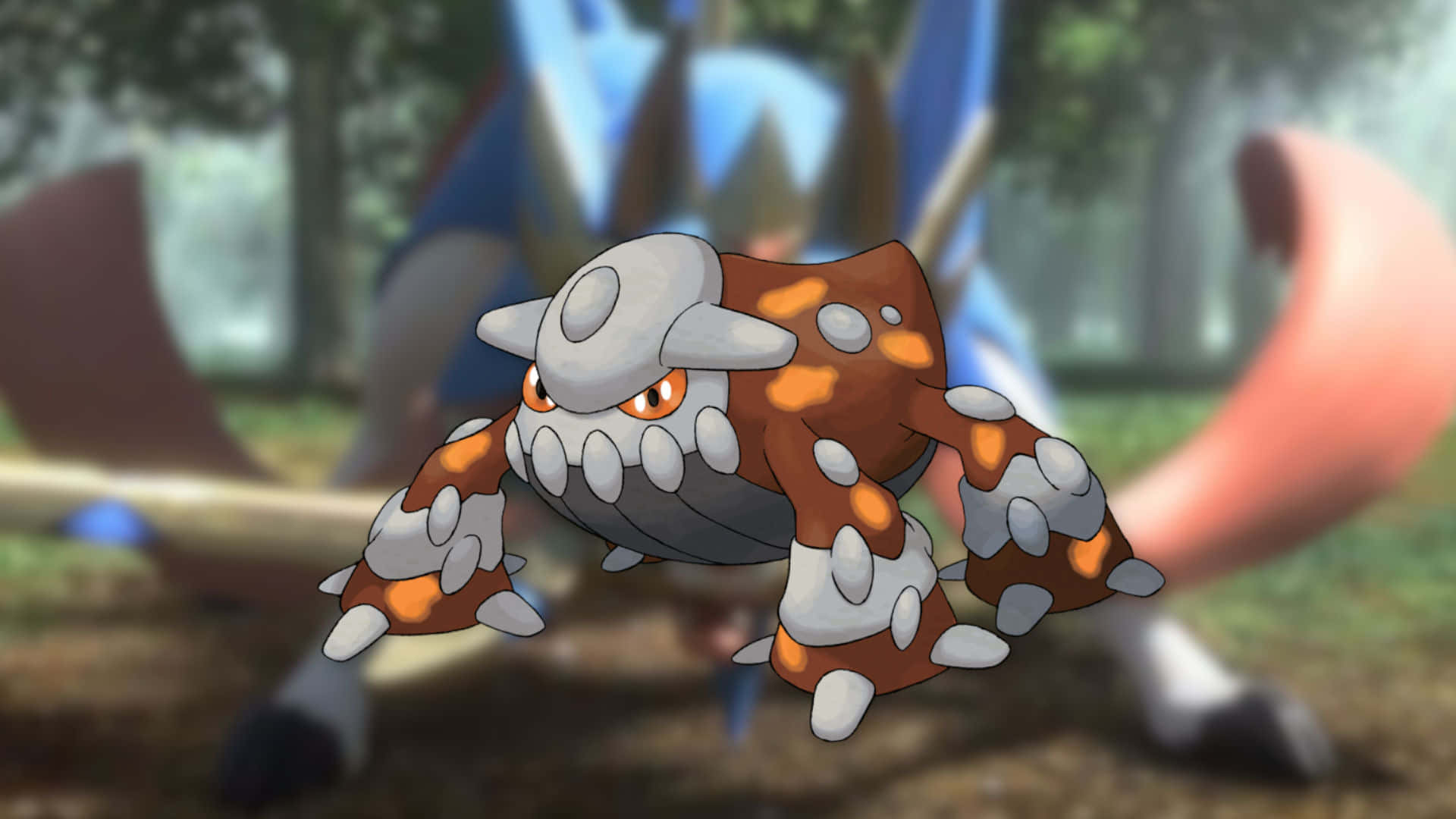 Pokemon Species Heatran 2d Image Background