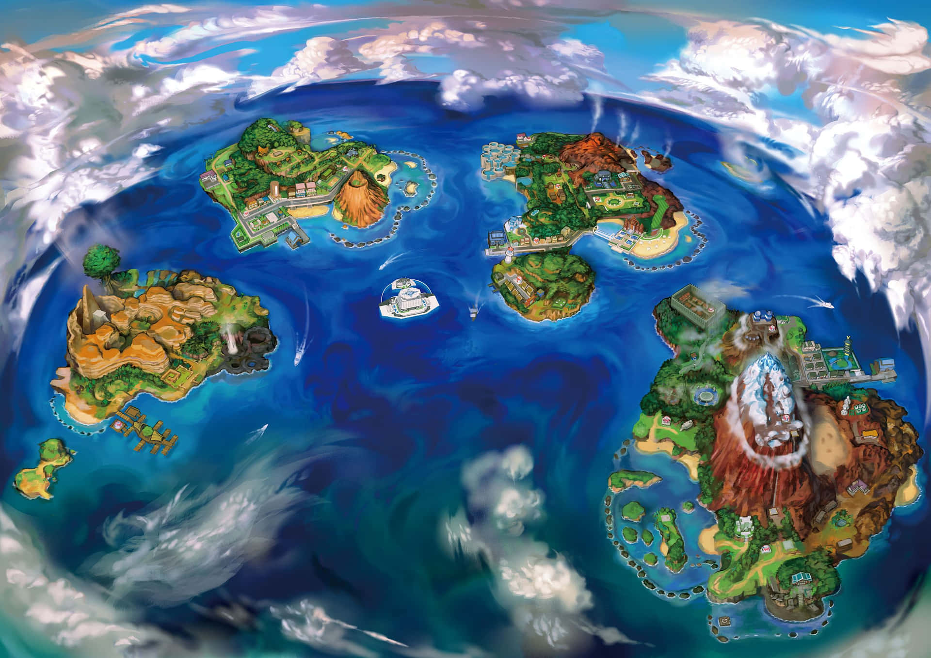 Pokemon Sun And Moon Map Background