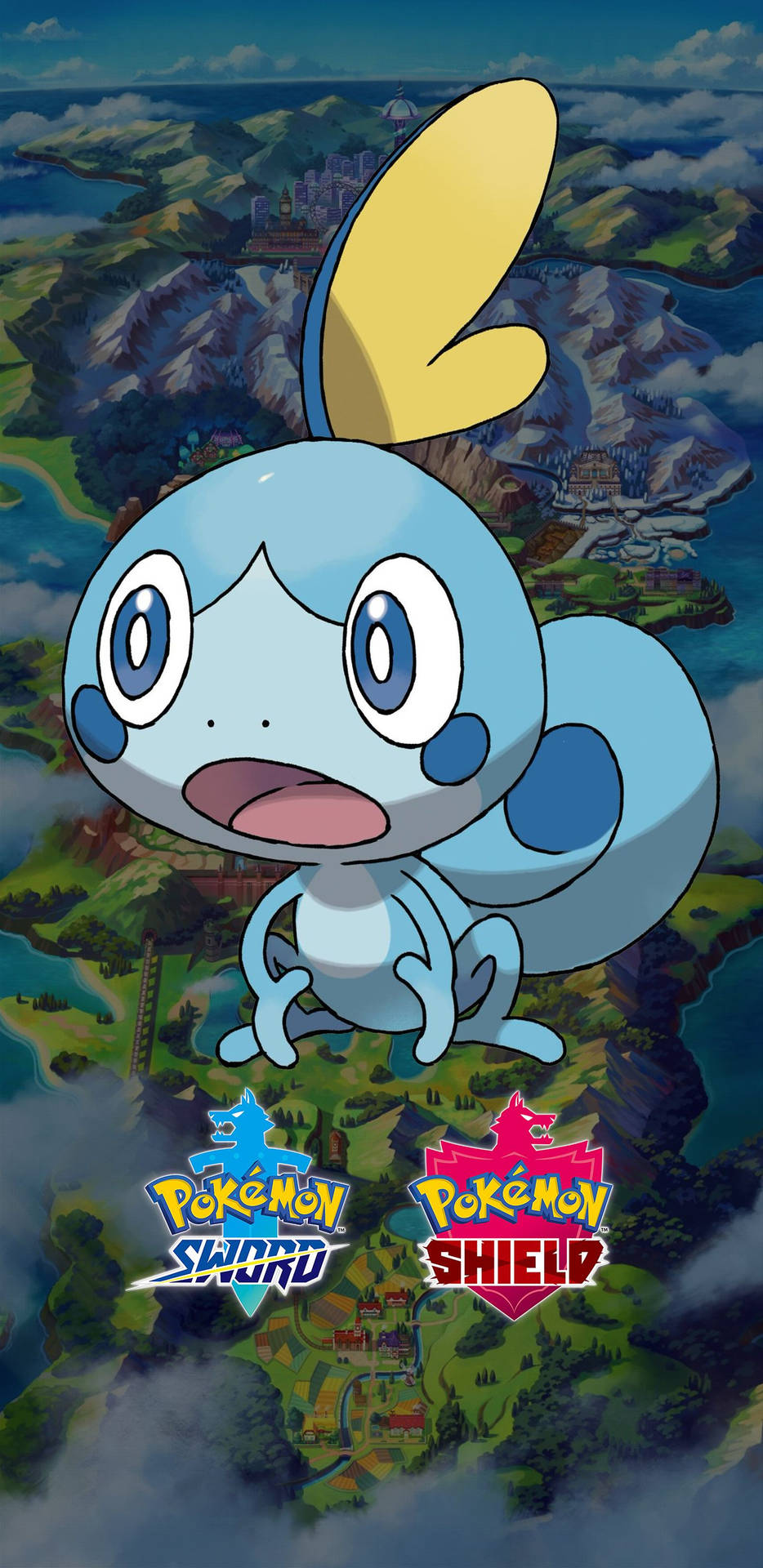 Pokémon Sword And Shield Sobble Cover Background
