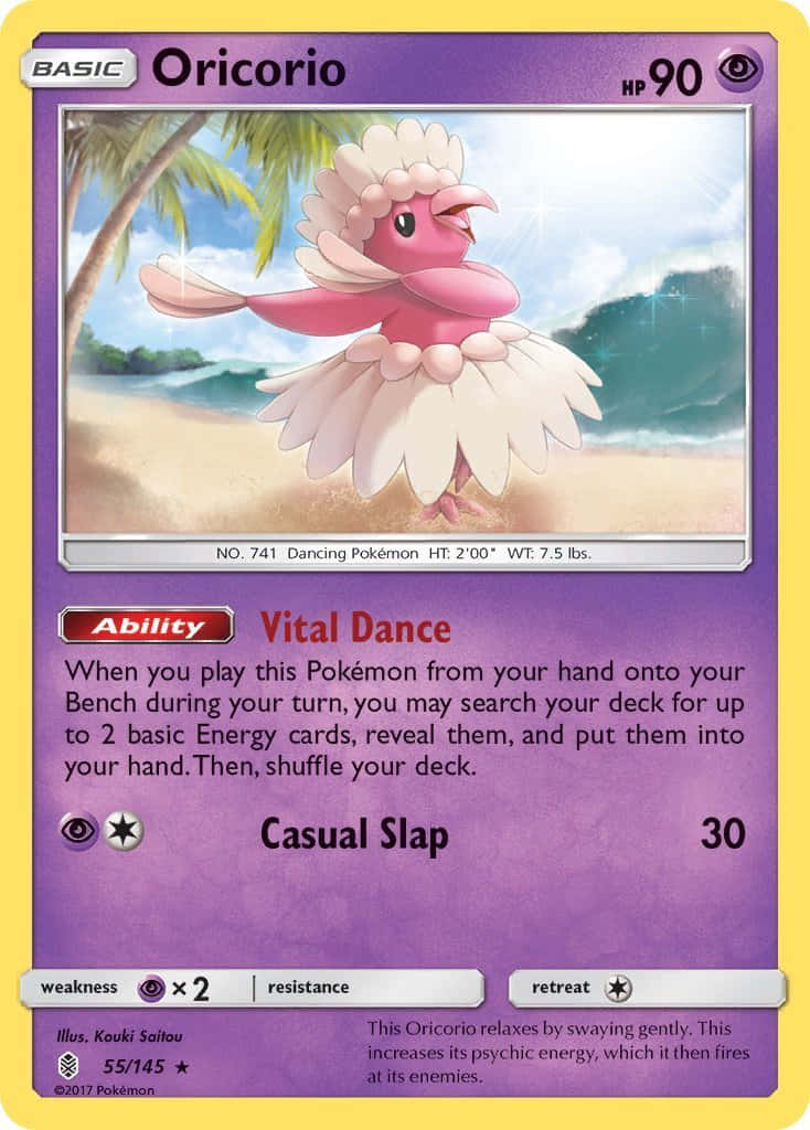 Pokemon Tcg Pa'u Oricorio Background