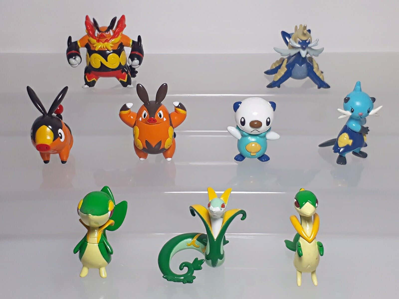 Pokemon Toys Collection With Emboar Background