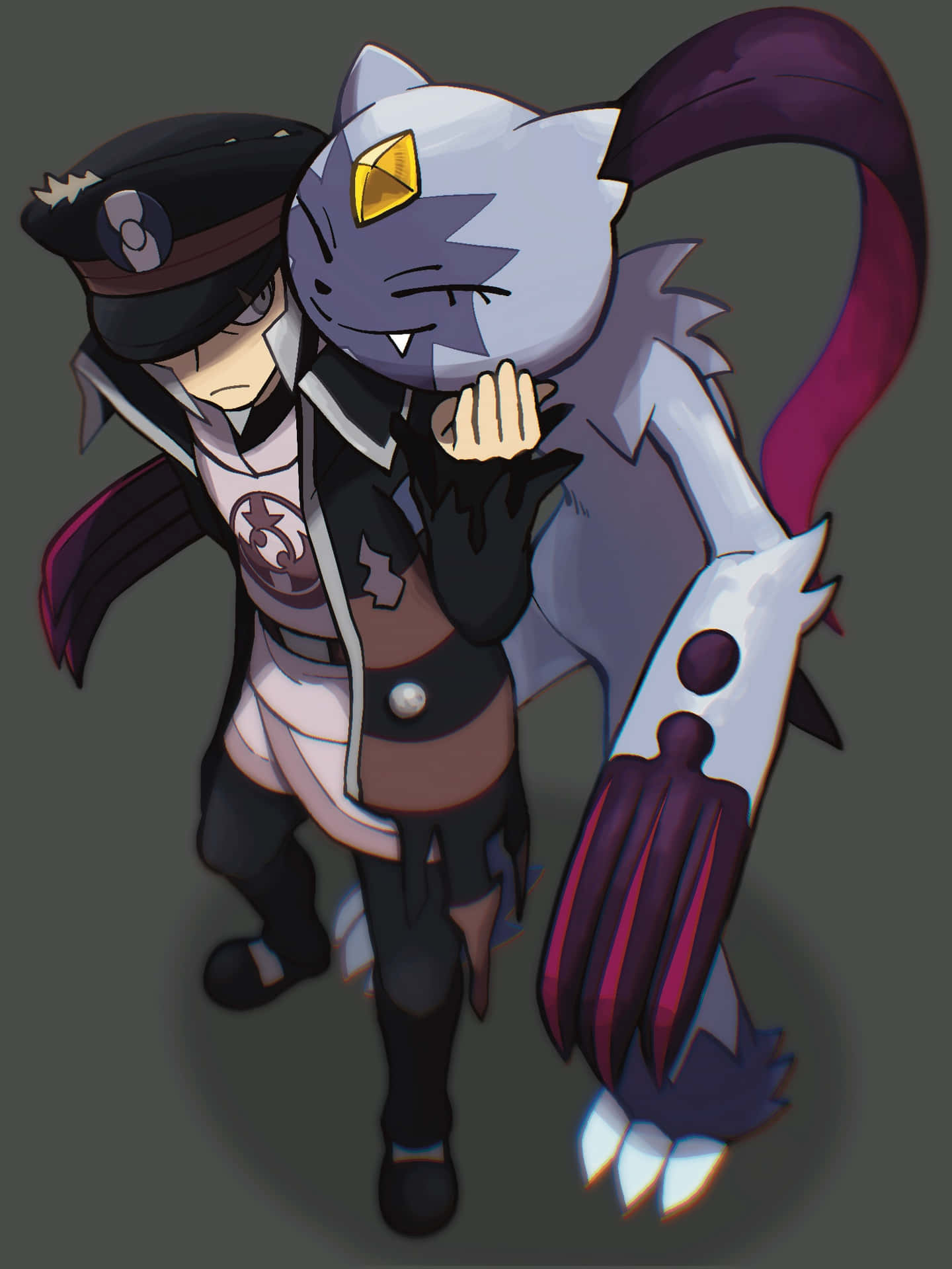Pokemon Trainer Ingo And Sneasler Background