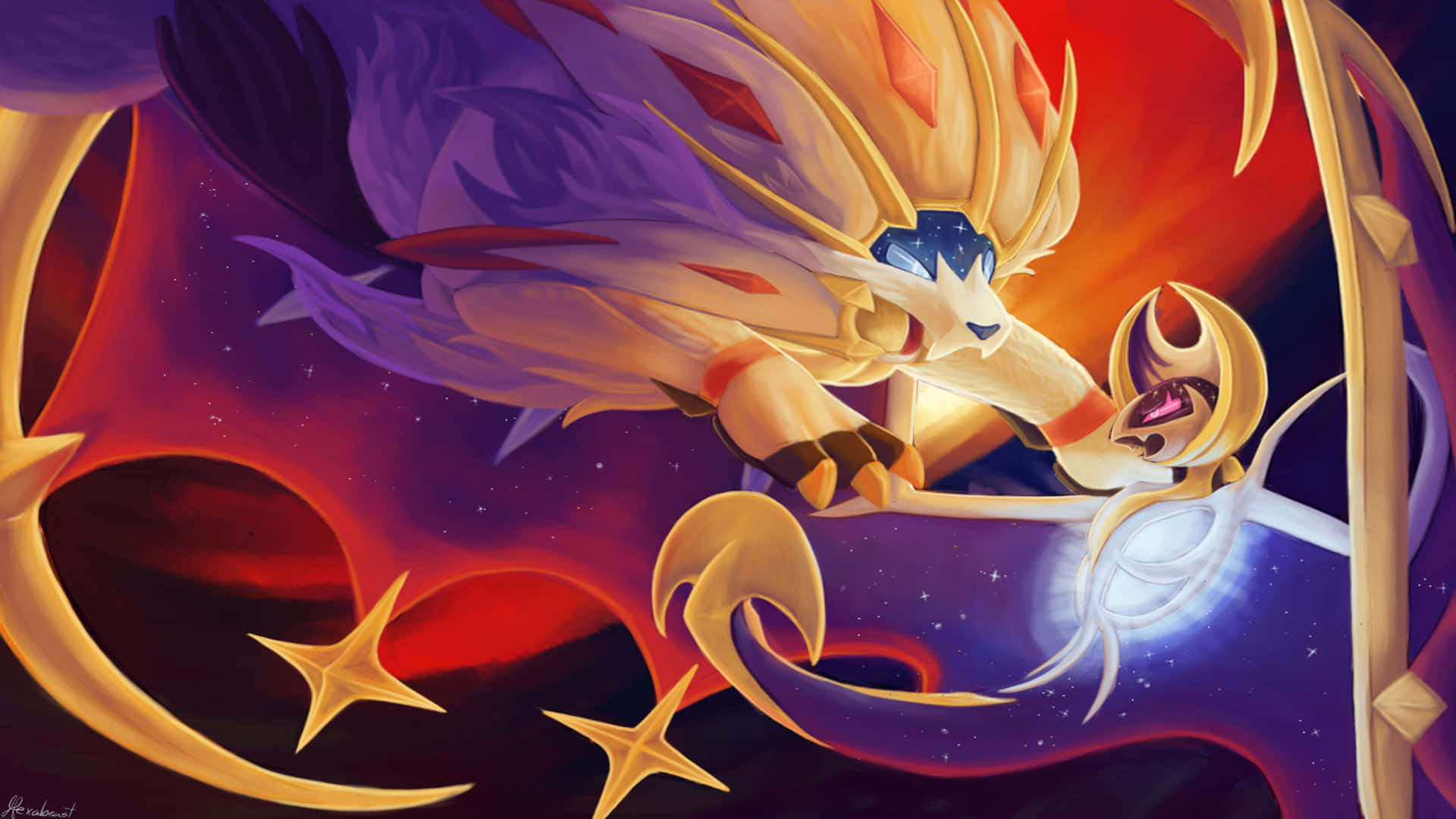 Pokemon Xy - Saturn By Saturn Background