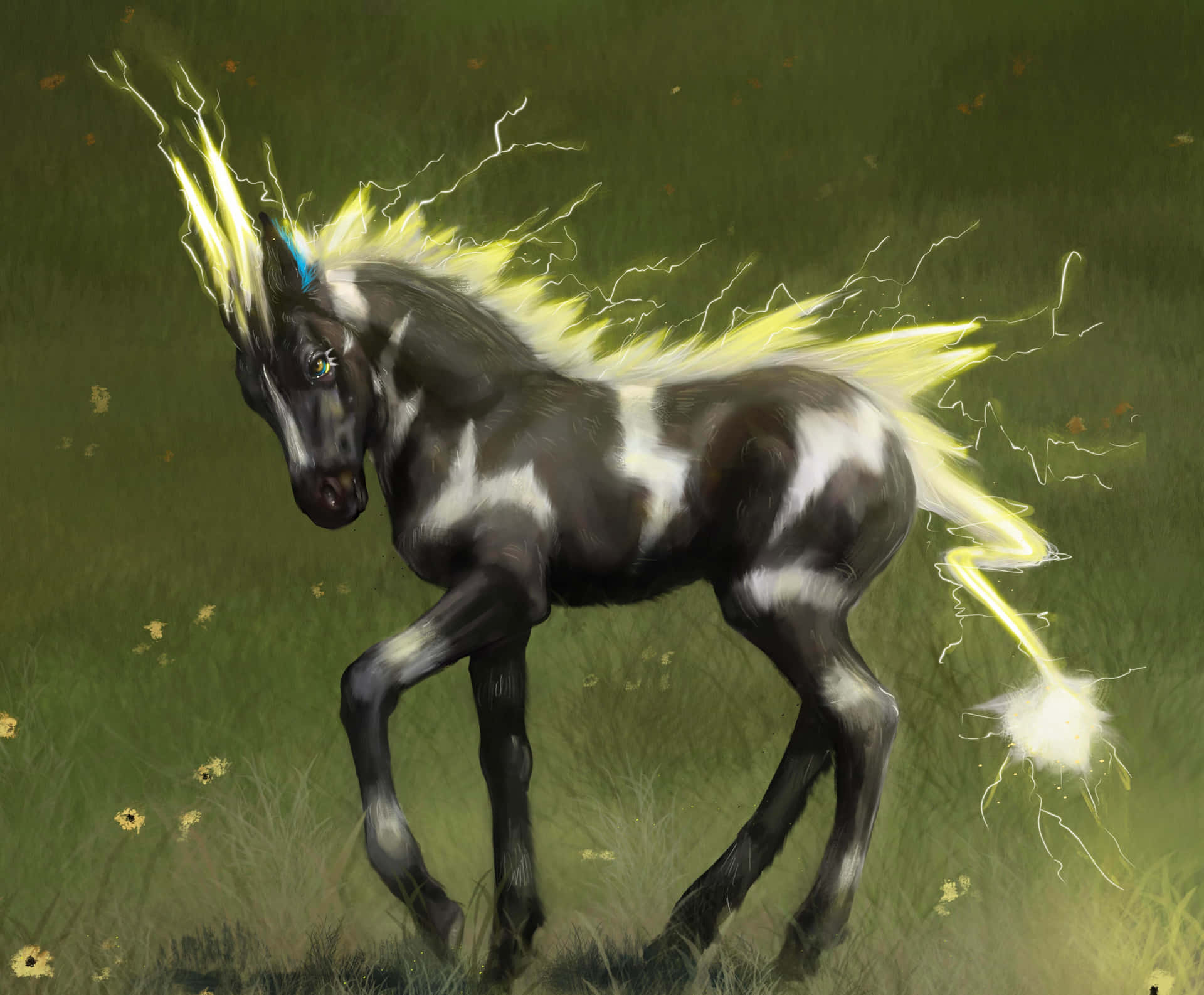 Pokémon Zebstrika Painting