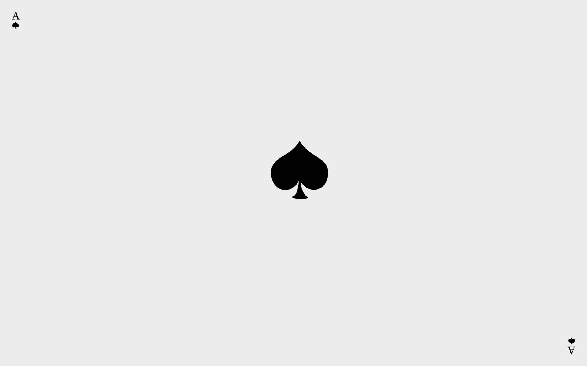 Poker Ace Of Spades Background