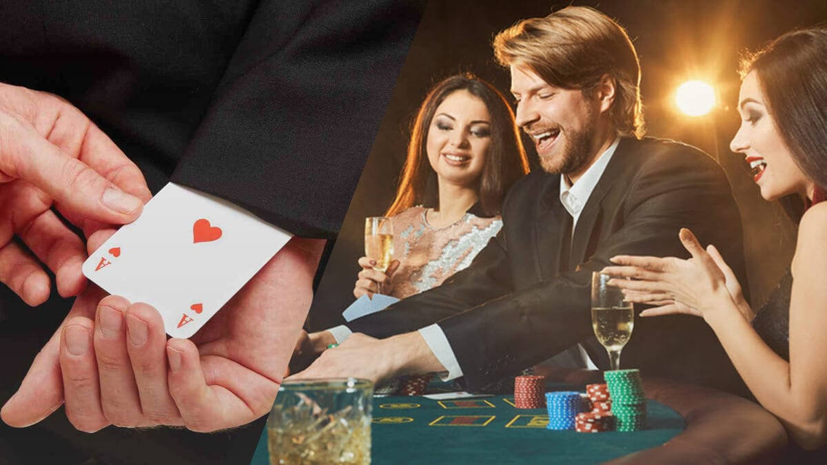 Poker Cheat With Hidden Card