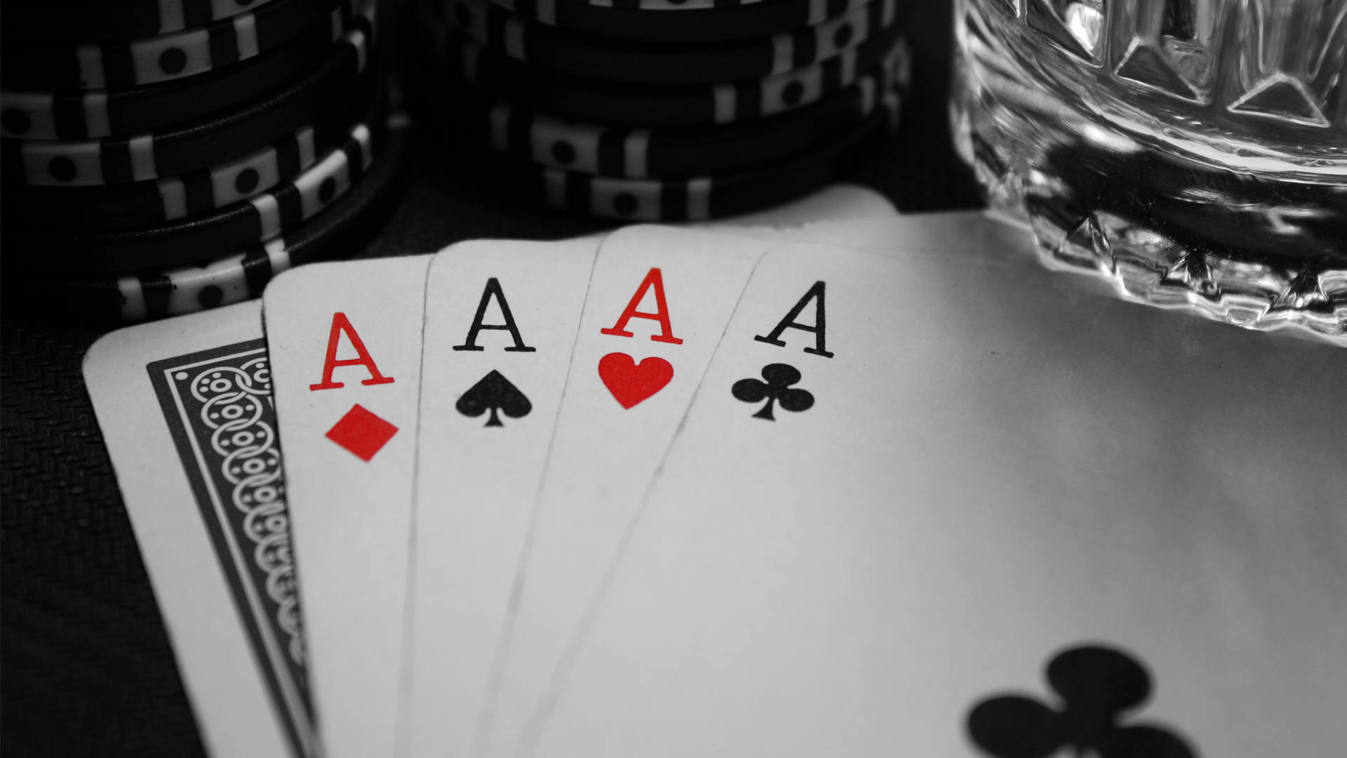 Poker Four Of A Kind Background