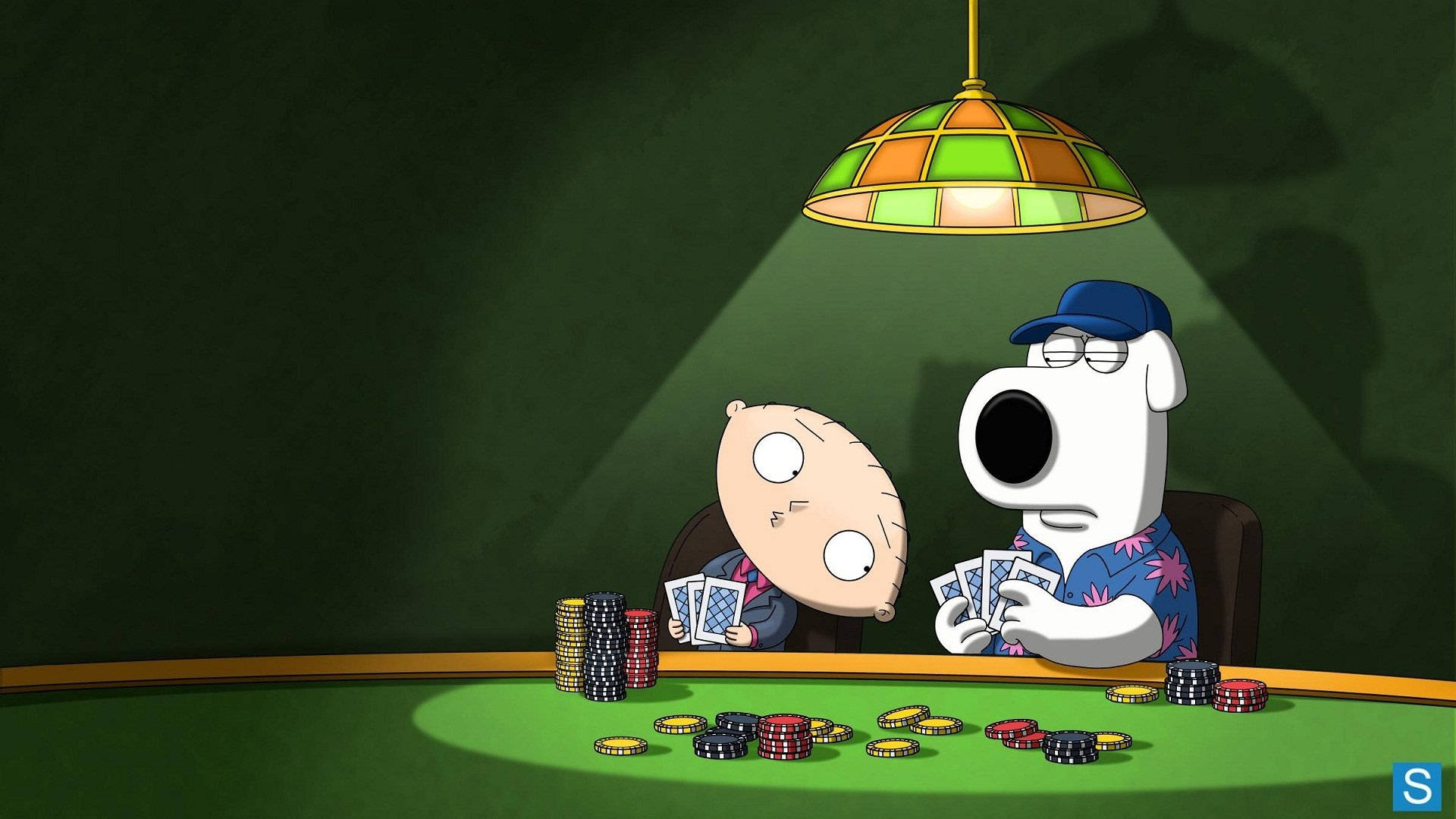 Poker Table In Family Guy Background