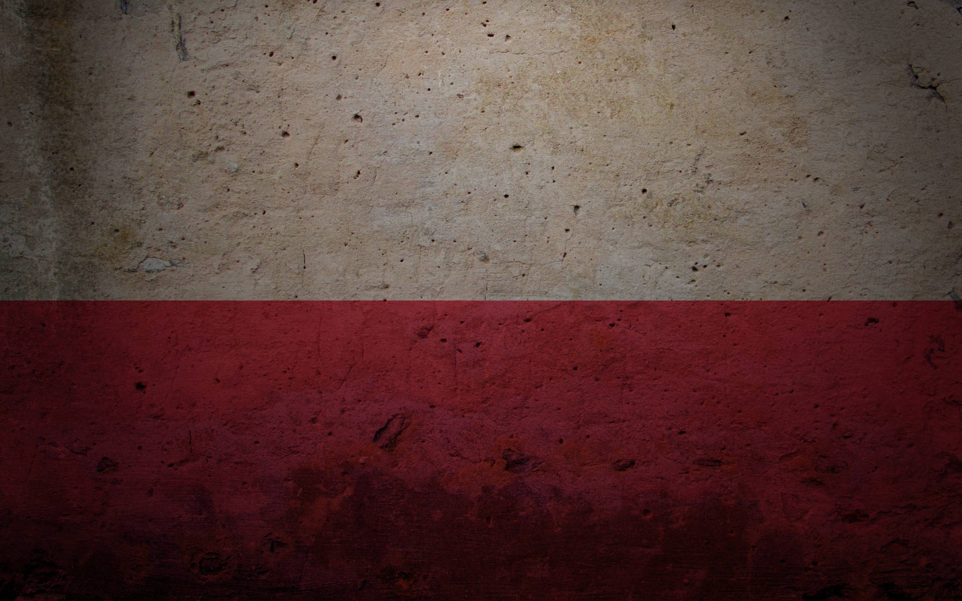 Poland Flag Rugged Background