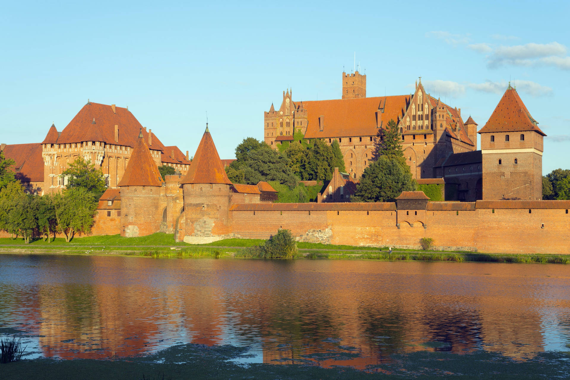 Poland's Malbork Castle Photography Background