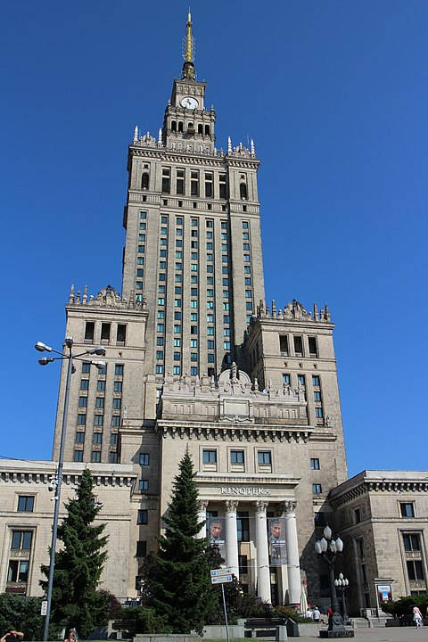 Poland's Palace Of Culture Background