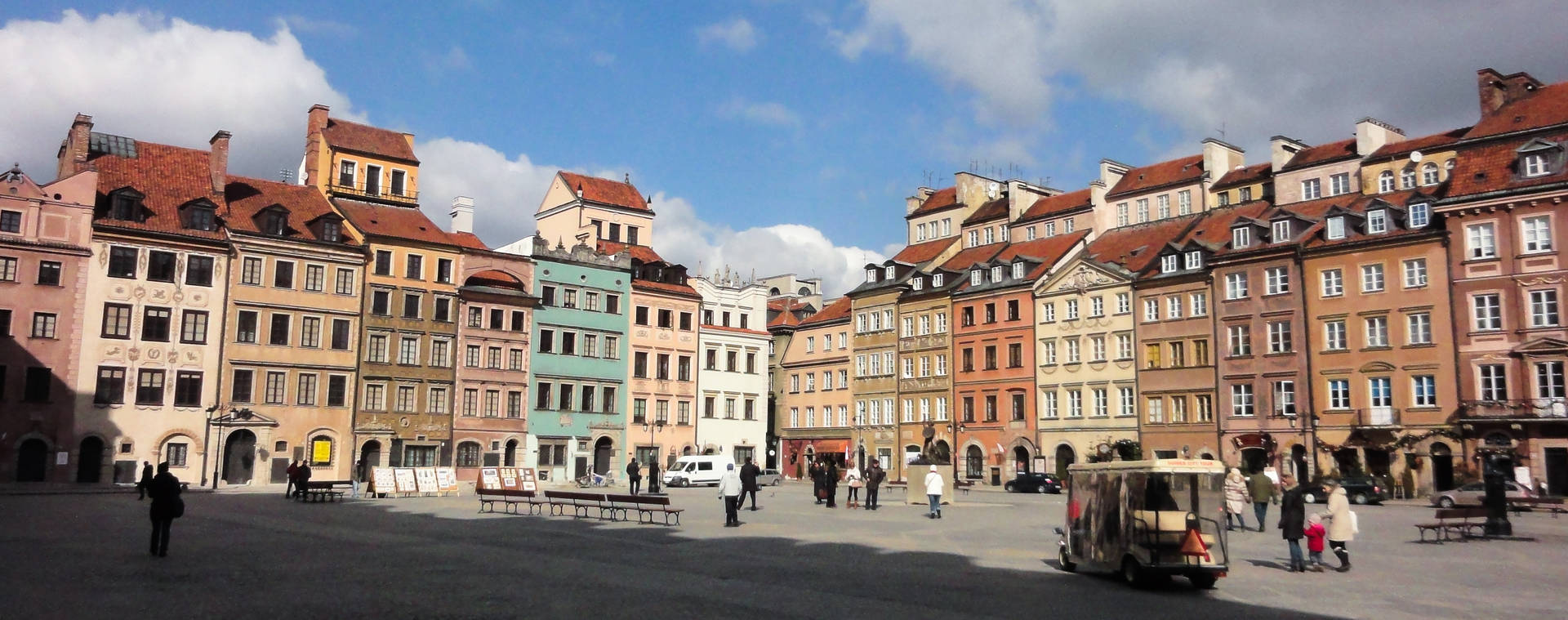 Poland Warsaw Old Town Background