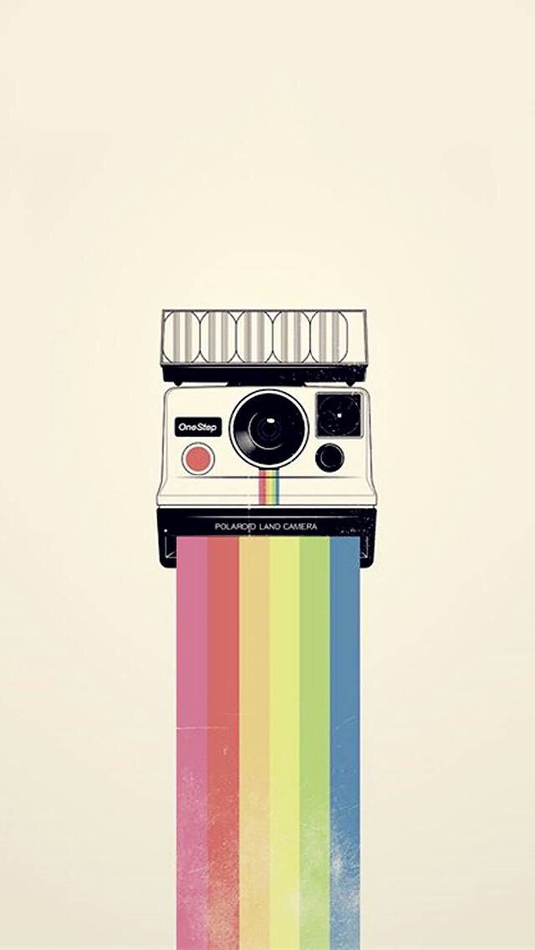 Polaroid Rainbow Background