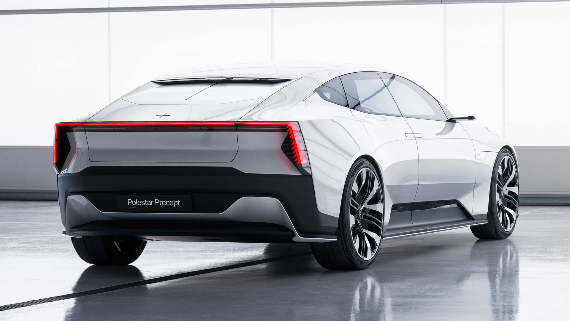 Polestar 2 In Volvo Showroom Background