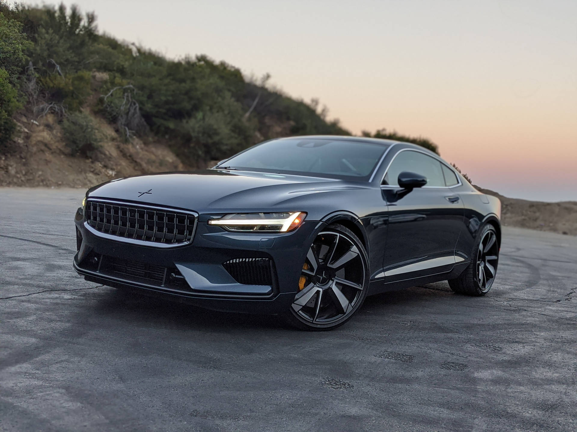 Polestar Sports Car Background