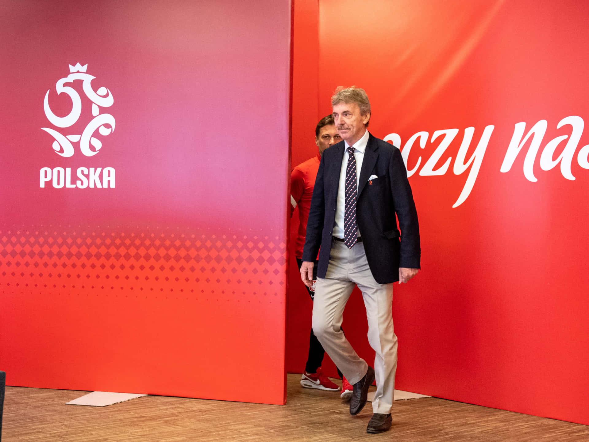 Polish National Football Teams New Coach Zbigniew Boniek Background