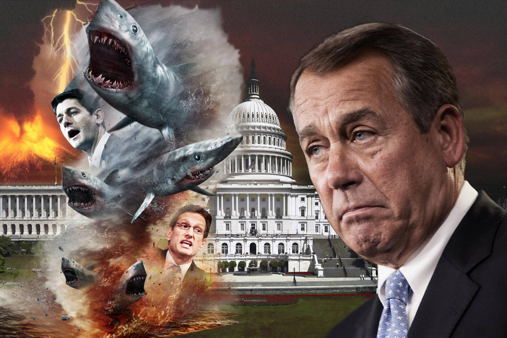 Politics White House Sharknado Background