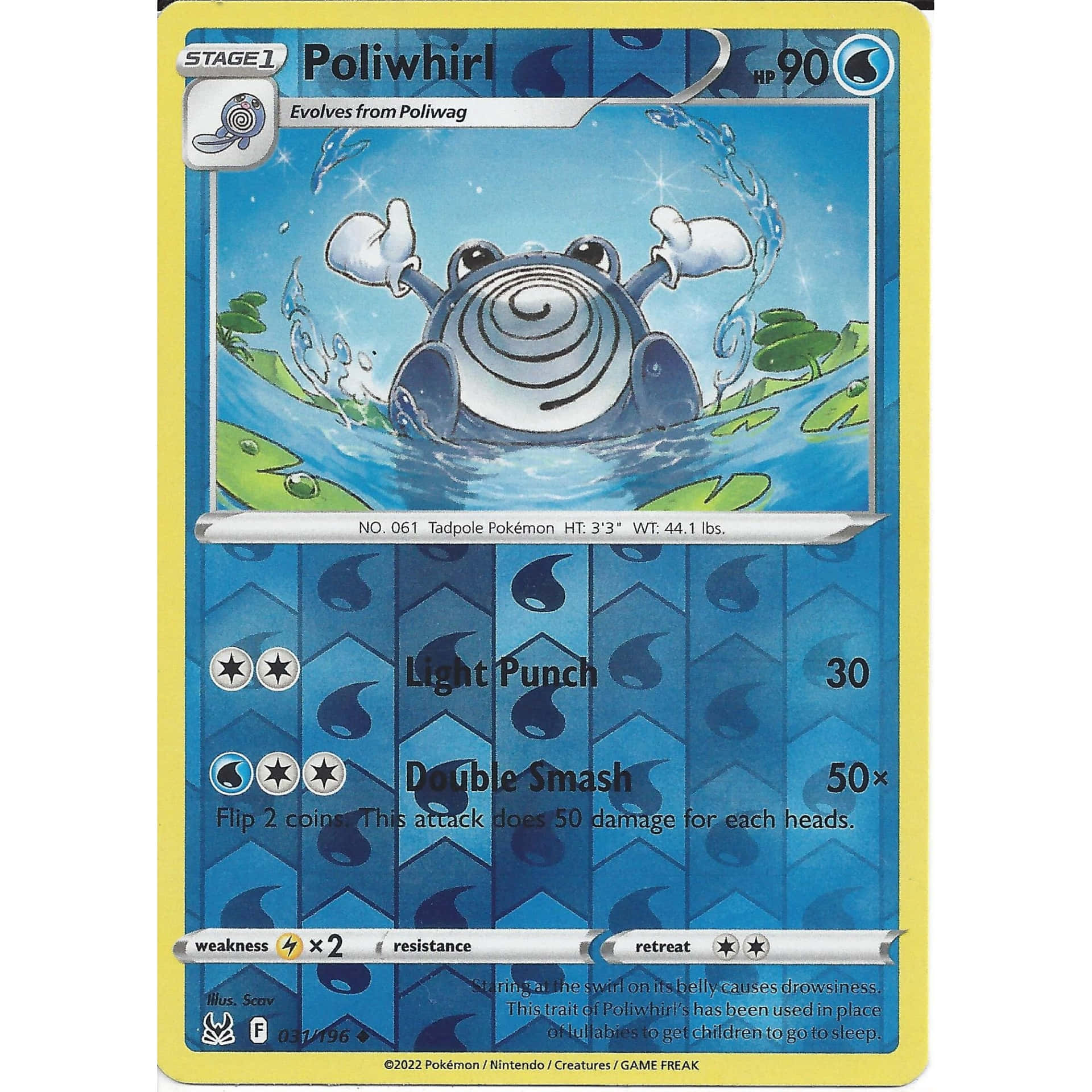 Poliwhirl 2022 Card