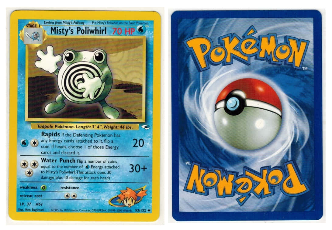 Poliwhirl Back And Front Background