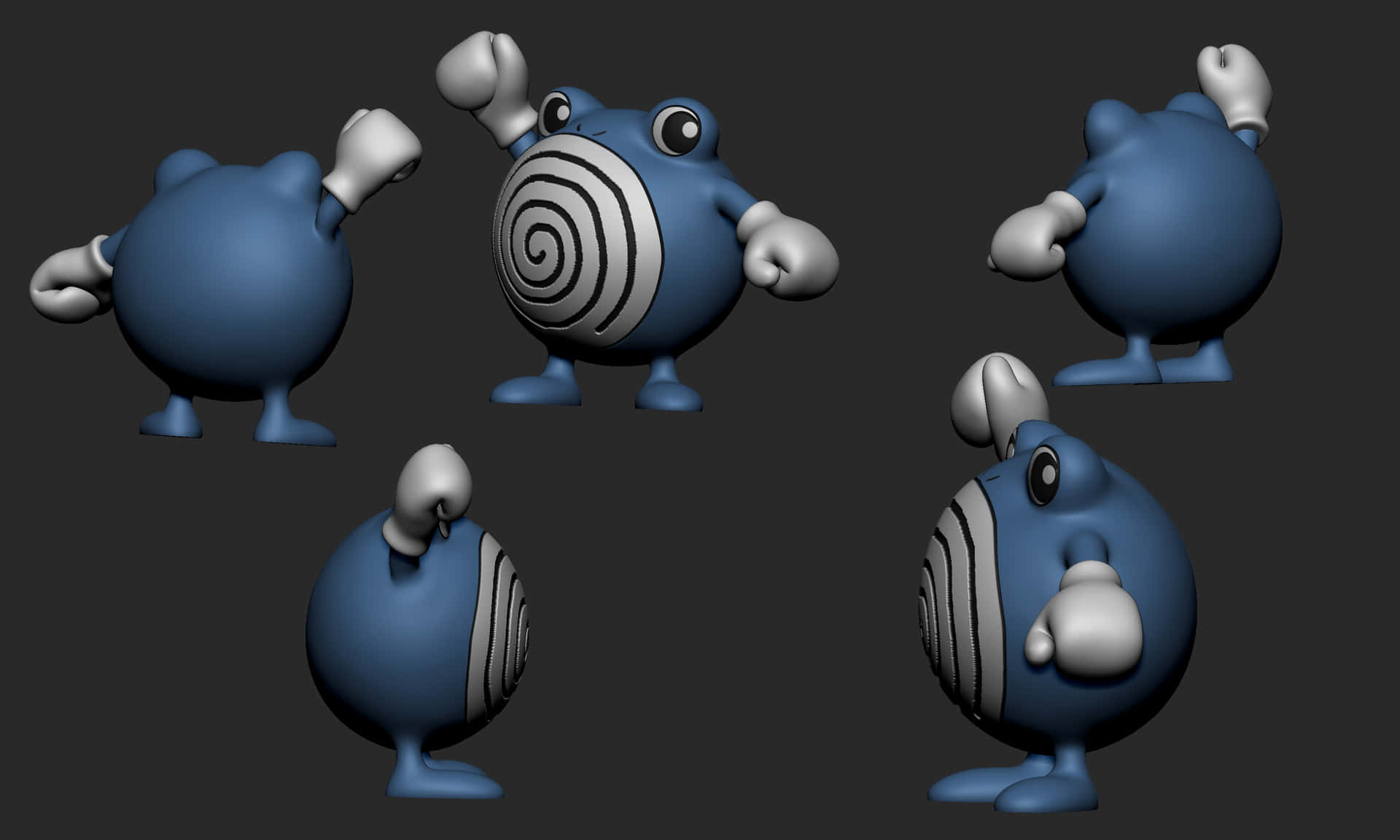 Poliwhirl Clones Background