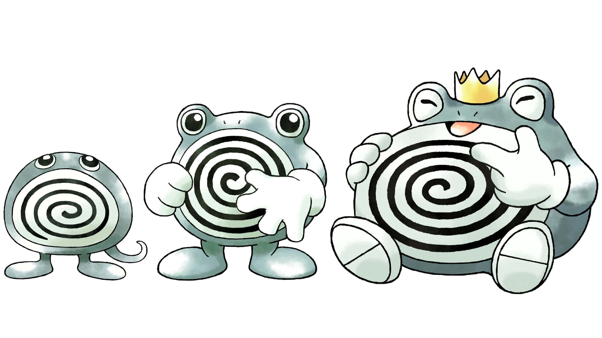 Poliwhirl Retro Redesign Background
