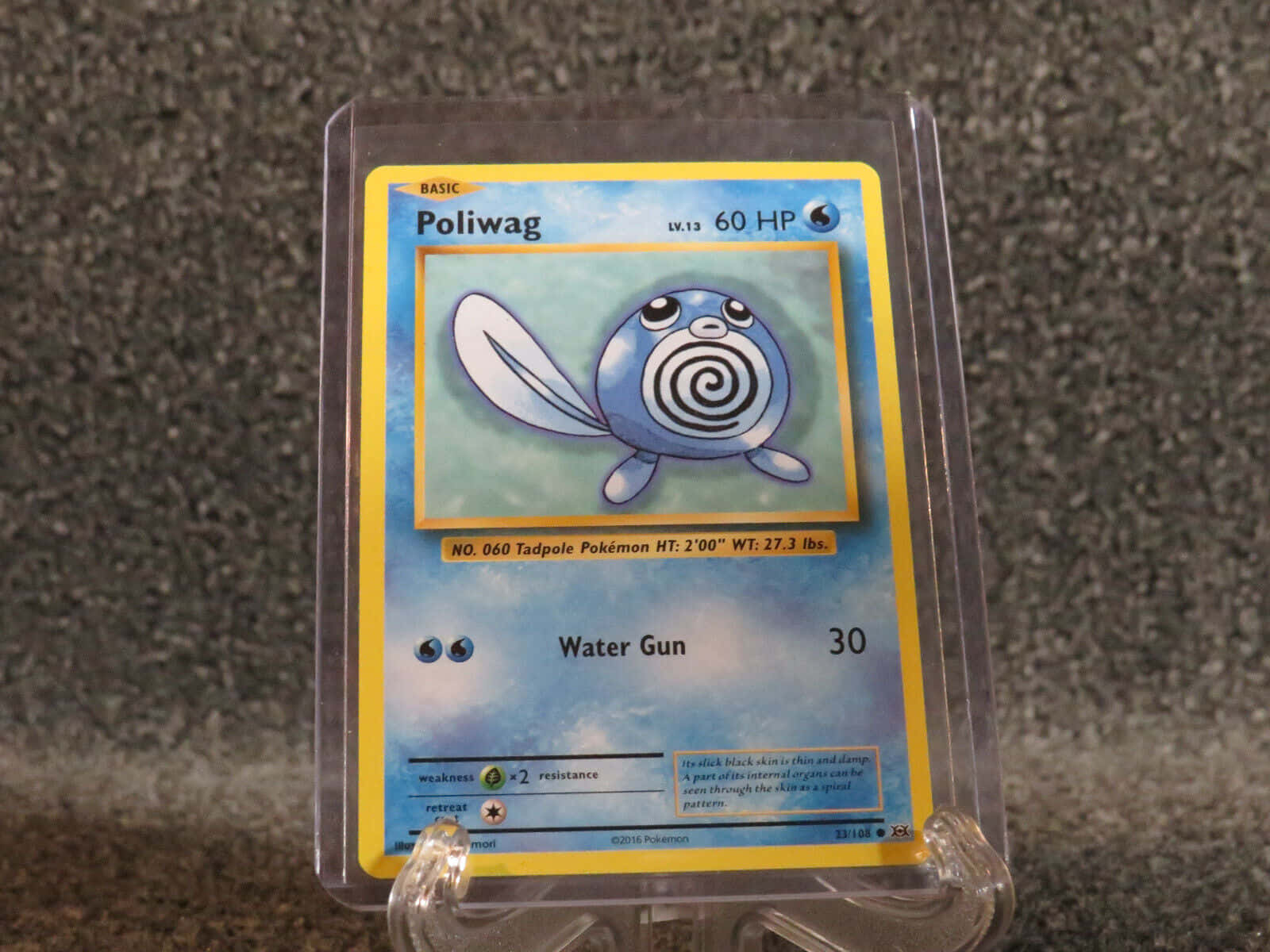 Poliwhirl Trading Card Sleeve Background