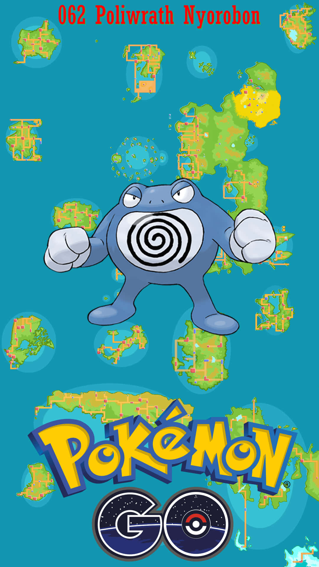 Poliwrath Pokemon Go Background