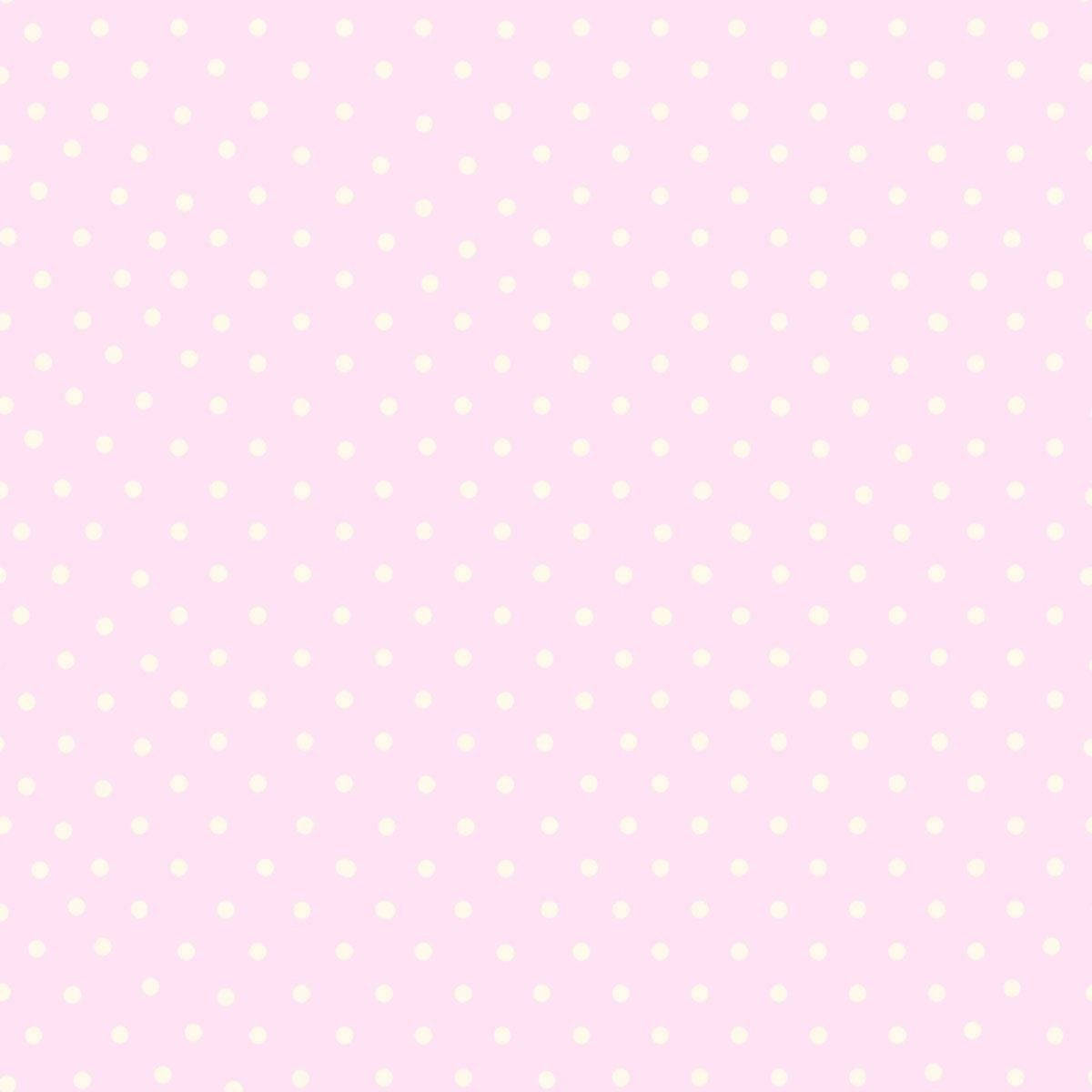 Polka Pink White Pattern Background