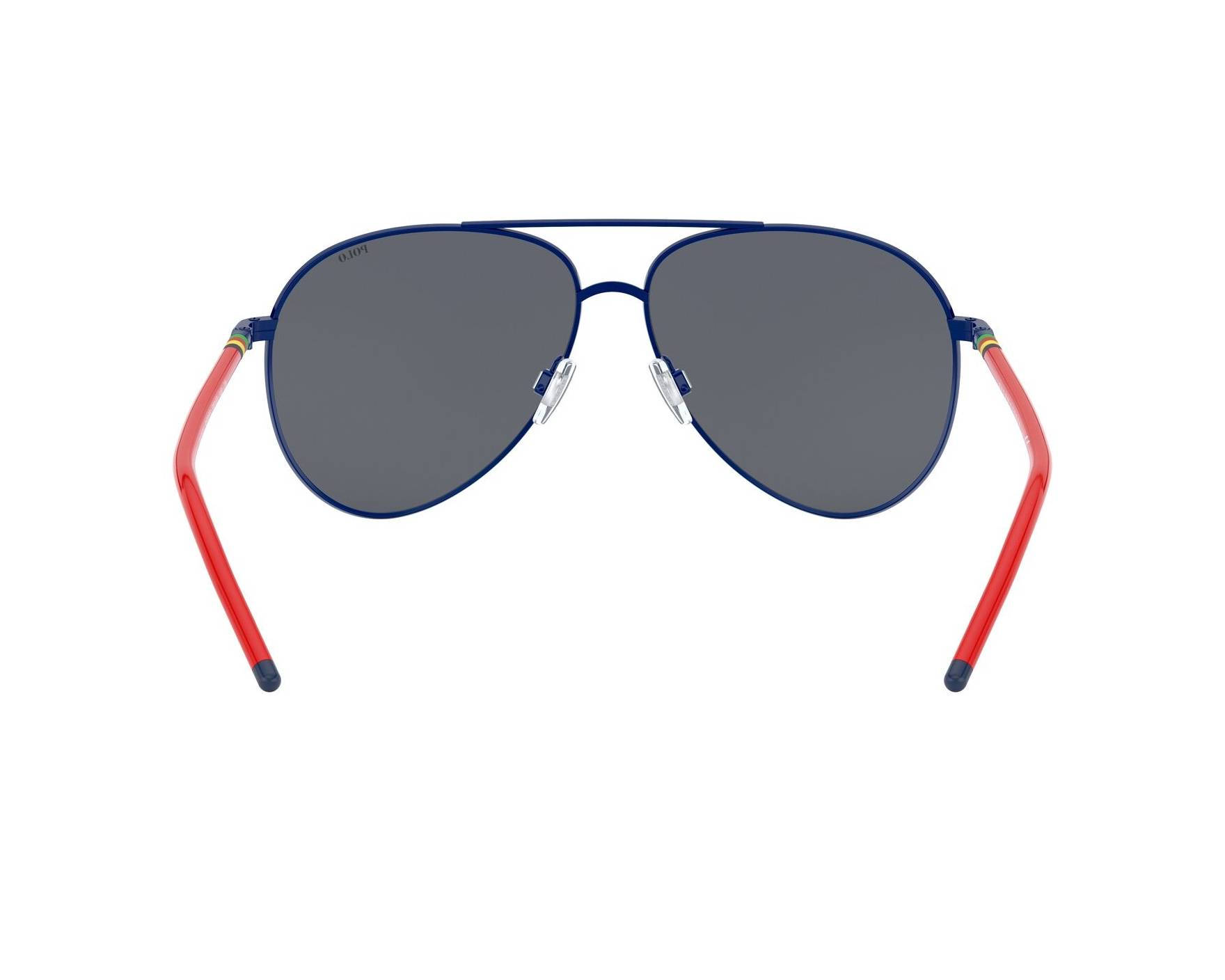 Polo Red Temples Glasses Background