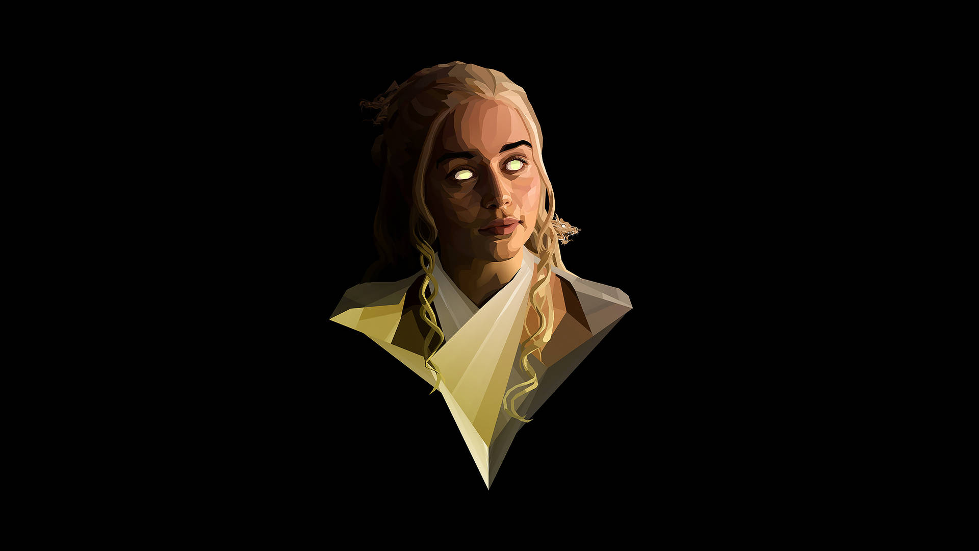 Polygon Art Queen Daenerys Background