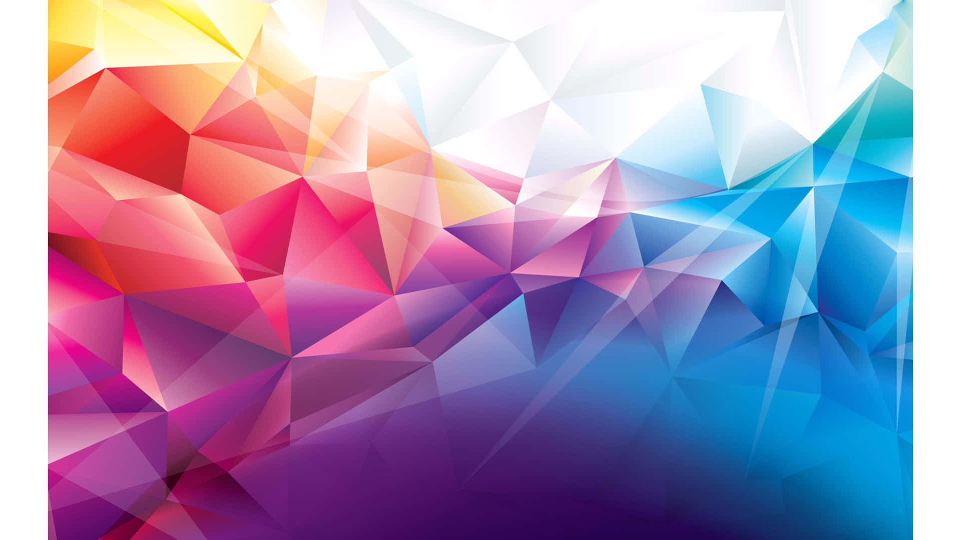 Polygon Colorful Abstract Art Background