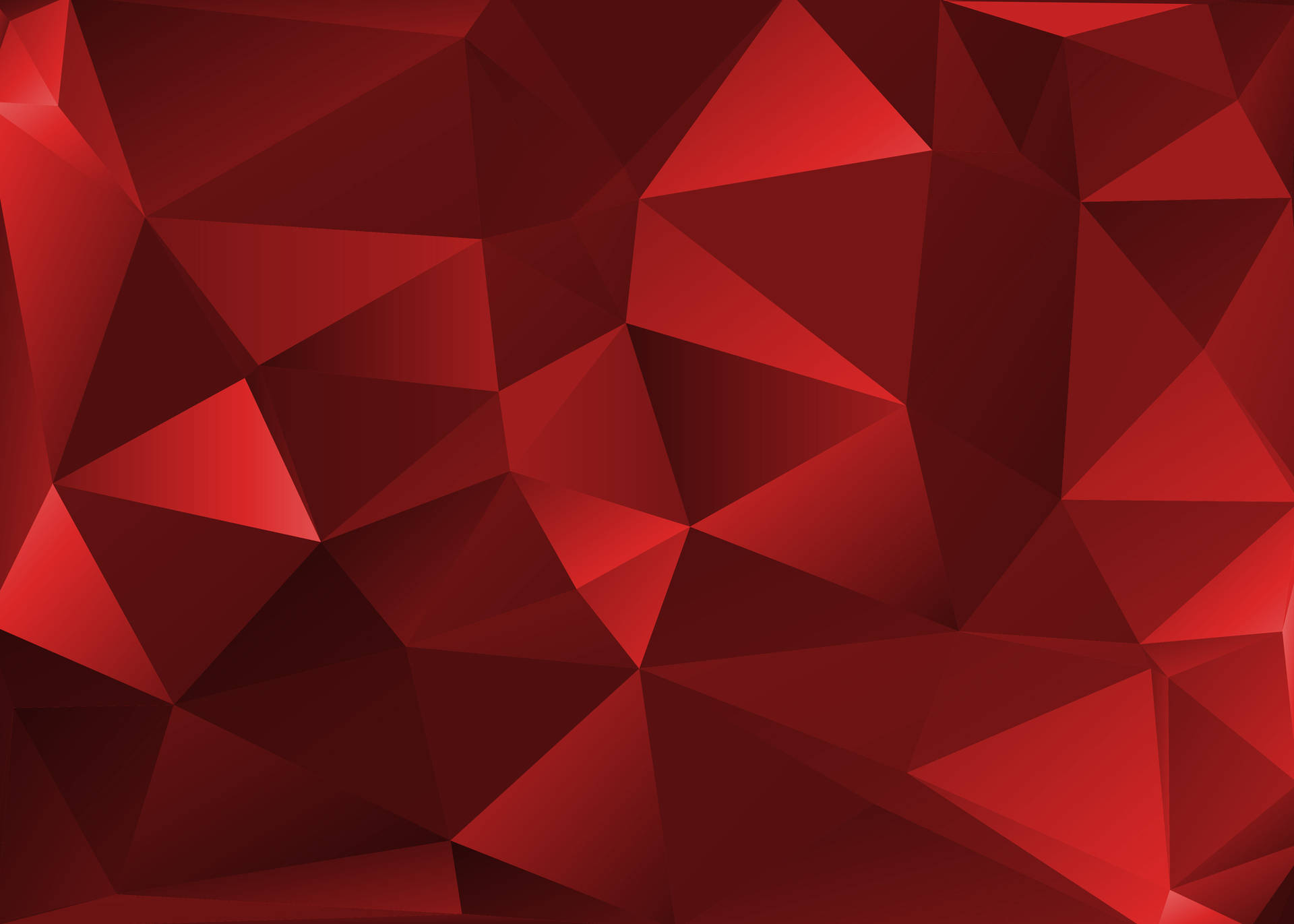 Polygon Red Art Background