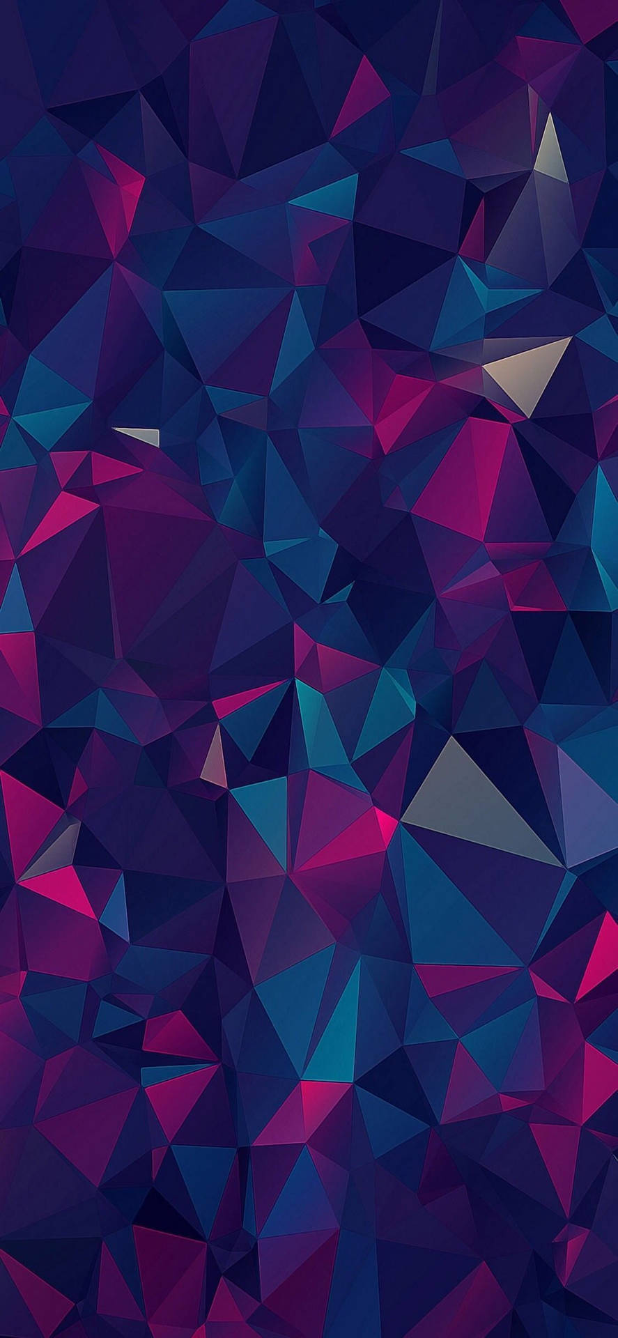 Polygonal Pattern Aesthetic Iphone 11 Background