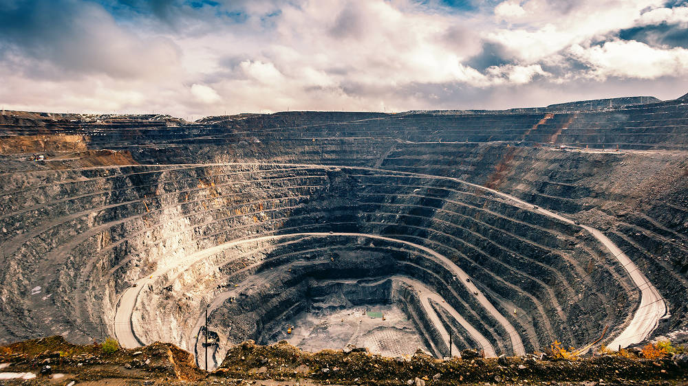 Polyus Goldmines In Russia Background